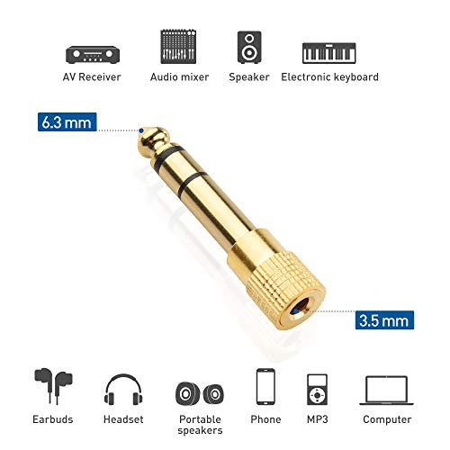 6 Cable+Matters+5+Pack+Plated+Adapter