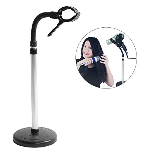 Blow Dryer Styling Stand Hands, Adjustable Hair Dryer Bracket Hands-free Detachable Stainless Steel Suction Cup Bracket
