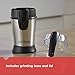 BLACK+DECKER CBG100S SmartGrind Coffee Grinder with Stainless Steel Blades, Stainless Steel