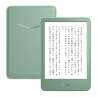 Amazon Kindle - 目に優しい、かさばらない、大きな画面で読みやすい、6週間持続バッテリー、6インチディスプレイ電子書籍リーダー、マッチャ、16GB、広告なし
