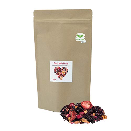 TeaLaVie - Kindertee ohne Zucker - Wald-Erdbeere Rhabarber (200g) TeaLaVie Fruit - Früchtetee lose