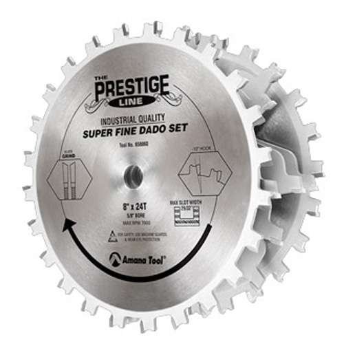 Photo 1 of Amana Tool - 651030 Carbide Tipped Dado 10" Dia x 24T ATB/Ft 15 Deg, 5/8 Bore, Dado SE