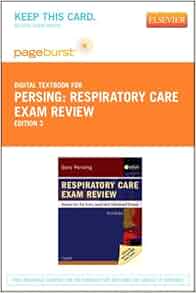 Respiratory Care Exam Review Elsevier Ebook On