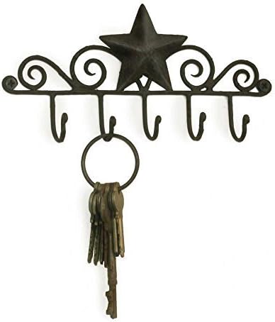 1 X Star Key Rack Holder in Black