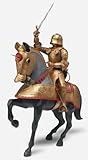 Monogram Gold Knight with Horse Plastic Model Kit