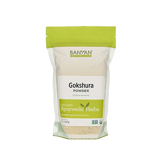 Banyan Botanicals Gokshura Powder– Organic Tribulus Terrestris Fruit – Rejuvenating Tonic for Kidney & Adrenal Health…
