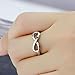 SHINYSO Jewelry Stainless Steel Infinity Love Silver Womens Wedding Engagement Rings Size6-12(with Gift Bag) (6)