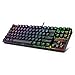 Redragon K552-RGB Mechanical Gaming Keyboard Compact 87 Key Mechanical Computer Keyboard KUMARA USB Wired Cherry MX Blue Equivalent Switches for Windows PC Gamers (Black RGB Backlit) primary