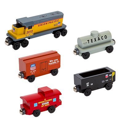 Union Pacific 5-Car Toy Train Set by Whittle Shortline Railroad