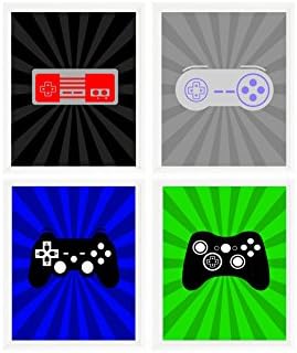 Video Game Controller, Boy Room Art, Nintendo, Super Nintendo, Playstation, Xbox, Gamer Art, Video Game Decor, Game Wall Art, Boy Decor Gift
