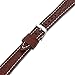 Hadley-Roma Men's MSM894RB-180 18-mm Brown Genuine Leather Watch Strap
