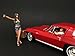American Diorama Hitchhiker 2 Piece Figurine Set (Green Shirt) for 1/18 Scale Model Cars