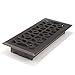 Accord AMFRRBM410 Marquis Floor Register, 4-Inch x 10-Inch(Duct Opening Measurements), Dark Oil-Rubbed Bronze