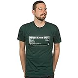 World of Warcraft Green Linen Shirt Men's Short Sleeve Tee