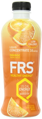 FRS Healthy Energy Liquid Concentrate, Low Cal Orange, 32-Ounce Bottle