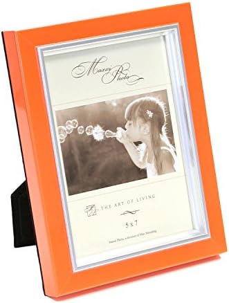 Maxxi Designs Photo Frame with Easel Back, 4 x 6", Tangerine Macaron