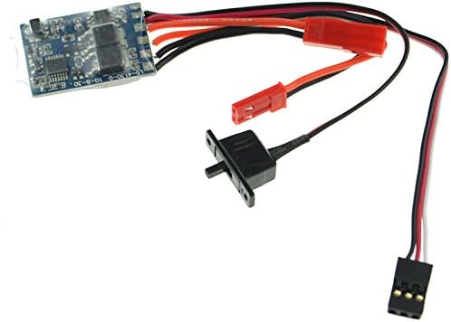 RC ESC 20A Brush Motor Speed Electronic Controller w/ Brake for 1/16-18 RC Car Boat Tank