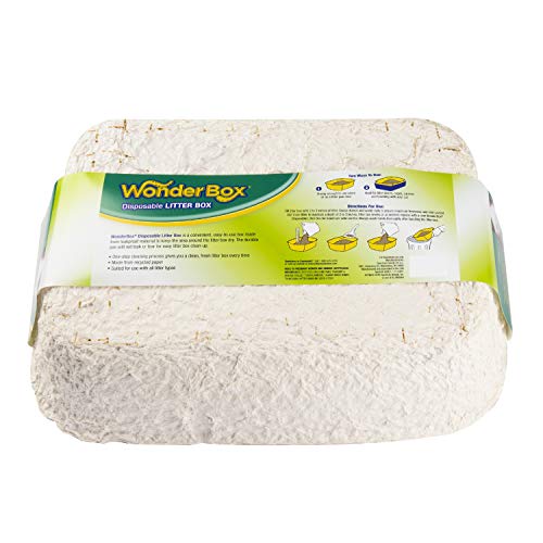 Kitty's Wonderbox Disposable Litter Box, 2in1 Functionality