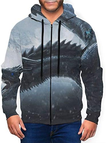 Men's Game of Thrones (16) 3D Zipper Hoodies Sweatshirt Long Sleeve Hoody Jackets