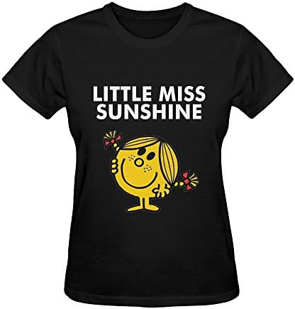 Little Miss Sunshine Funny Sun Smiling Face Ladies Short Sleeve T-Shirt Tee