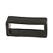 MonkeyJack 10pcs 20mm Watch Band Strap Keeper Loop Black Rubber