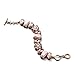 Imitation Pearl and Crystal Bracelet Resin Flower Bracelet Diamond Personality Jewelry for Women Gilrs