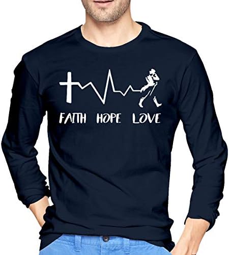 Man Faith Hope Love Johnnie Walker Long Sleeves Tee Shirt
