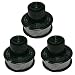 Black & Decker RS-136 String Trimmer Replacement Spools (3 Pack)