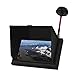 TOMLOV FPV Monitor Wireless Receiver 4.3