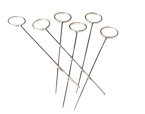 BBQ-Aid Rib Rack and Roasting Rack, Skewer Set Combo - Works for Cooking, Barbecue or Grilling Ribs or Shish Kebabs/Kebobs - Oven Safe - By