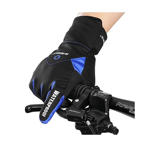 INBIKE Men’s Winter Cold Weather Thermal Windproof Gel Bike Gloves