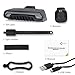 Meilan Smart Bike Tail Light X5 USB Rechargeable with Wireless Remote Turn signals Laser Beams for Moutain Bike,BMX Bike,Road Bicycle and Hybrid Bike 85 Lumens