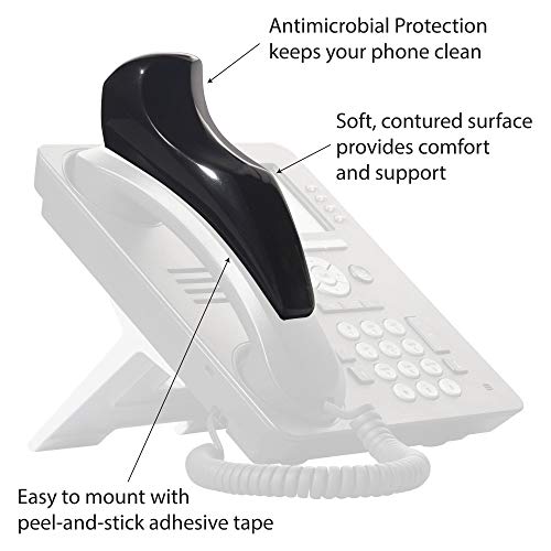 Softalk II Black Phone Shoulder Rest Landline Telephone Accessory