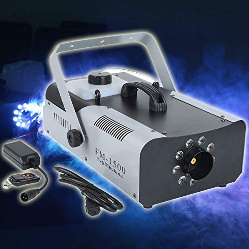 Tengchang Fog Smoke Machine RGB LED DJ Party Fogger w/Wireless Remote1500W