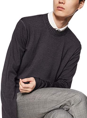 Amazon クルチアーニ Cu094a G01f6v Rネックニット メンズ ブラウン Eu 48 日本サイズs相当 セーター 通販