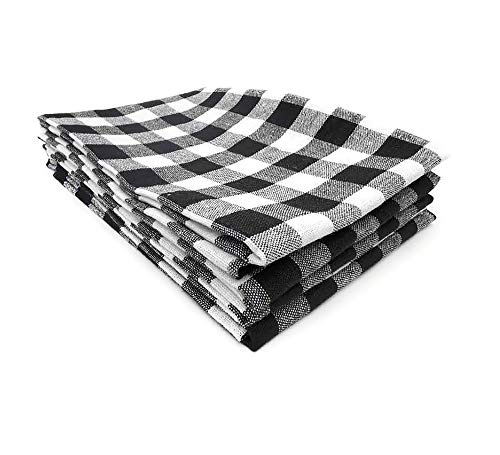 wraphay-Buffalo-Check-Dish-Towels-Gingham-Plaid-Tea-Towel-for-Kitchen-Cleaning-Drying-Covering-Cloth-or-Handmade-Sewing-Kit-Color-A