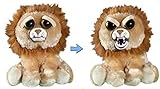 Feisty Pets- Marky Mischief: Plush Stuffed Lion that Changes Facial Expressions with a Squeeze- by William Mark