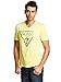 GUESS Men's Bordeaux Logo V-Neck Tee