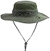 Camo Coll Outdoor UPF 50+ Boonie Hat Summer Sun Caps (One Size, Army Green)
