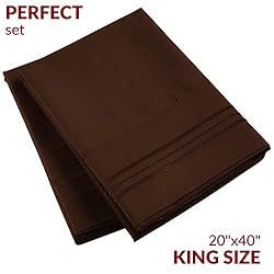 Mellanni King Size Pillow Cases Set of 2 - Iconic