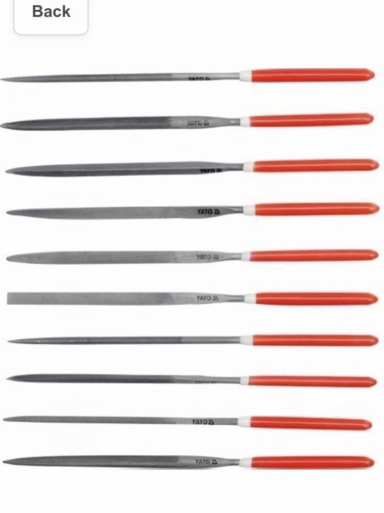 YATO YT-6162 - Fixed Needle File 6pcs 5x180x85mm