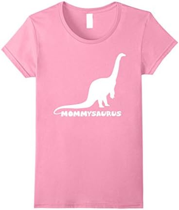 Womens Mommysaurus Mommy Shirt Funny Dinosaur T-shirt Mother Mama Large Pink