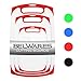 Cutting Boards for Kitchen, Plastic Chopping Board Set of 3 with Non-Slip Feet and Deep Drip Juice Groove, Easy Grip Handle, BPA Free, Non-porous, Dishwasher Safe