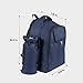 Juvale Picnic Backpack for 4 Person - Waterproof Picnic Basket Bag with Cooler Compartment, Cutlery Set, Detachable Wine Bottle Holder and Blanket for Outdoor Camping – Blue
