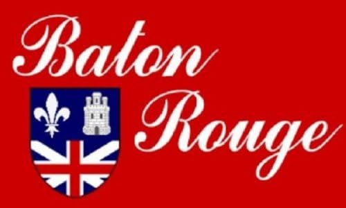 Baton Rouge Double Sided Polyester Flag 3' x 5'