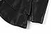 Girls Leather Coat Dress Outwear Windbreaker Kids Toddler Black 9T 10T Twins Dream