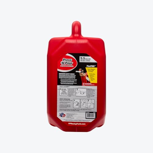 VP Racing 3839 Press 'N Pour Gas Can Red, 5.5 Gallon - photo 11