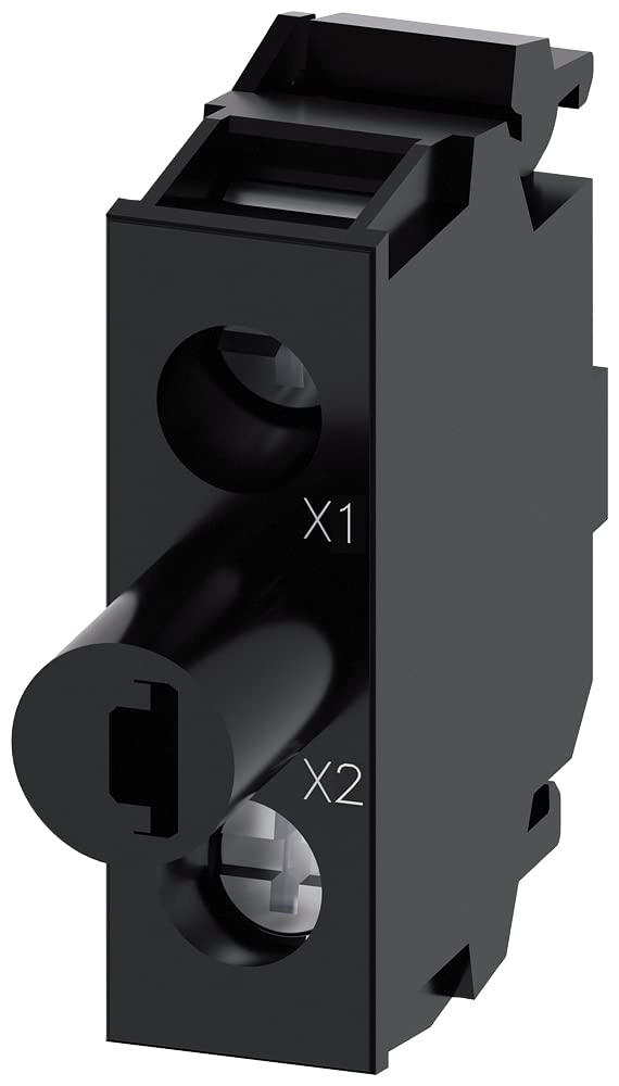 Siemens 3SU1401-2BB50-1AA0 LED Module with Integrated LED 24V AC/DC, Blue, Screw Terminal, for Base MOUNTING, White