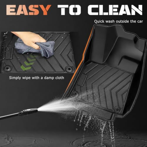 Car Floor Mat Fits For Jetour G700 2025-2026 TPE 6Seats All Weather Protector Single Layer Car Foot Mats Waterproof Anti-Dirty Rubber Mat G700 Interior Accessories(Jetour G700 6 Seats)