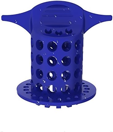 Hair Catcher Strainer Stopper Clogging Stand-Up Shower Stall Drain for Bathtub and Kitchen by Enalife (Blue)